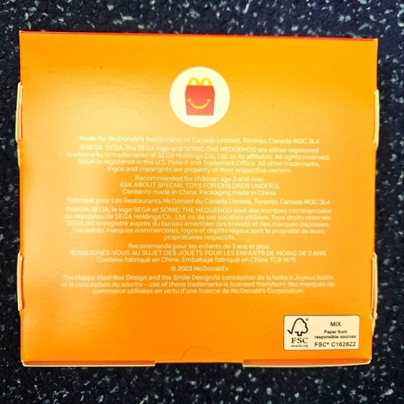 Sonic The Hedgehog (Tails) - McDonald's Happy  Meal Toy - Picture 3 of 3